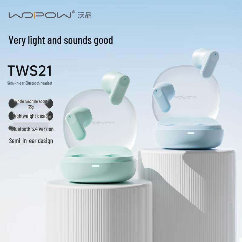 Wopow Open-Ear Sport Bluetooth 5.4 Earbuds
