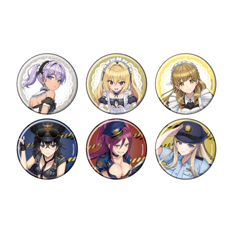 

Dolphin Wave 02 [Official Illustration] Can Badge Box of 6
