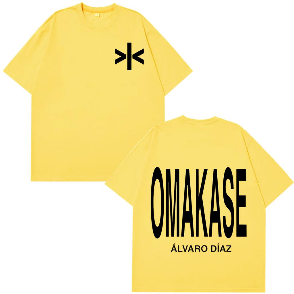 Alvaro Diaz Omakase Album 2026 Tour Merch Tees Unisex Unisex Fashion Clothing Tshirt Summer Cotton Loose Casual Tshirts Fan Gifts