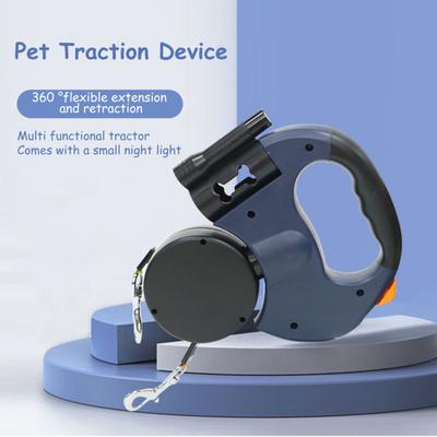 Dual Dog Retractable Leash Heavy Duty Double Headed Dog Leash with 360-degree Swivelling And LED Light for Small Medium Large Dogs