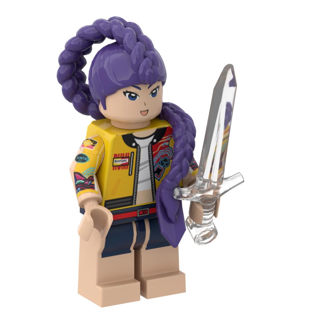 KPop Dämonenjäger Baustein Rumi Zusammenbaumodell Puppe