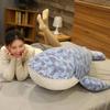Giant Dimension Whale Plush Toy Blue Sea Animals Stuffed Toy Huggable Shark Gentle Animal Pillow Children Present