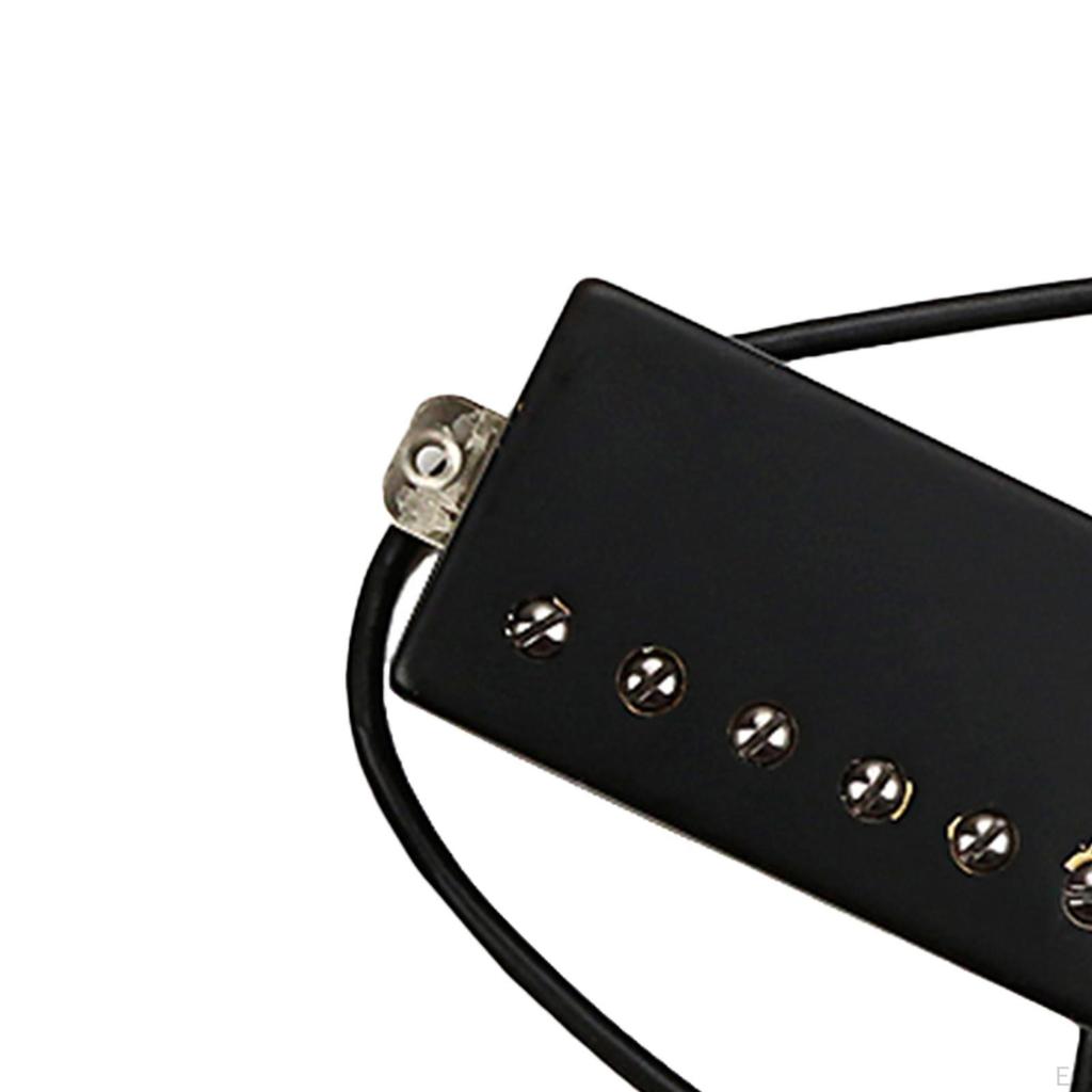 2 Pieces Neck Bridge Pickup Double Coil Accessory LP Styles Universal Dual Rails Humbucker