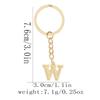 26 Alphabet Schlüsselanhänger Initial Schlüsselanhänger Zubehör Anhänger für Geldbörse Rucksack Handtasche Charms