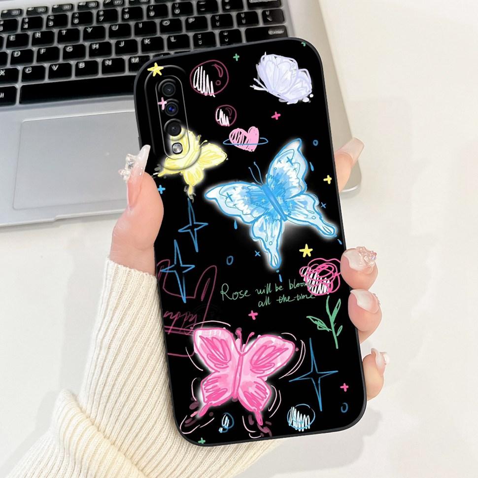 Protector Cover For Samsung Galaxy A50 Case Floral Animals Silicone Soft Coque for Samsung A50 SM-A505FN Case Phone Bags