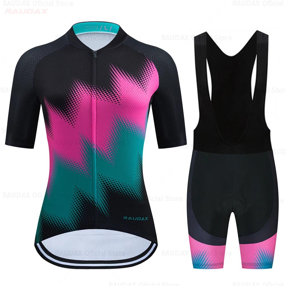 Damen Team Racing Radsportbekleidung Rennsport Mtb Fahrradtrikot Bike Uniform Triathlon 2026 Sommer Atmungsaktives Radsportanzug Set