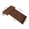 Car Seat Extender Leg Cushion Universal PU Leather Sponge Comfortable Fatigue Relief Auto Office Accessories 57x39cm