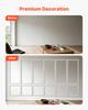 Wall Molding 6 Pack, Wainscoting Panels Kit, Lightweight Paintable Polystyrene, Easy To Install, Waterproof Accent Wall Trim for Interior Décor Living
