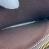 LOUIS VUITTON N60015 Damier leather Zippy wallet Purse Brown leather Used