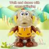 Kids Interactive Dancing Monkey Toy Funny Swing Animal Doll Electric Toy Infant Early Educational Toys For Toddler