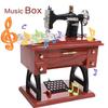 Vintage Dollhouse Sewing Machine Hand-Crank Music Box Dollhouses Miniatures  Dollhouse Accessories