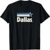 Camiseta Vintage Dallas Texas City Strong Dallas TX Listras Azuis Estrela, 100% algodão