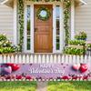 Romantic   Party Decoration   High-quality   Customizable   Heart-shaped   Flowers   Attractive   Backdrop   for Couples