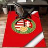 Hungarian Football Emblem Rug Office Floor Mat - Machine Washable for Bedroom, Bedroom, Livingroom, Room Decor Fan Gifts Christmas