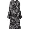 Brooks Brothers Women's Elegant Printed Drape Dress