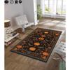Halloween Carpet Abstract Pumpkin Skull Carpet Kitchen Anti Slip Spider Web Printed Carpet Living Room Home Decoration