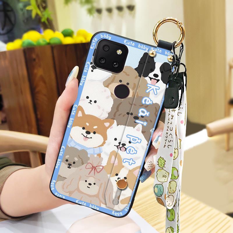 Protective Fashion Design Phone Case For TCL T-Mobile Revvl 5G Durable Waterproof Lanyard Soft case Anti-knock Wristband