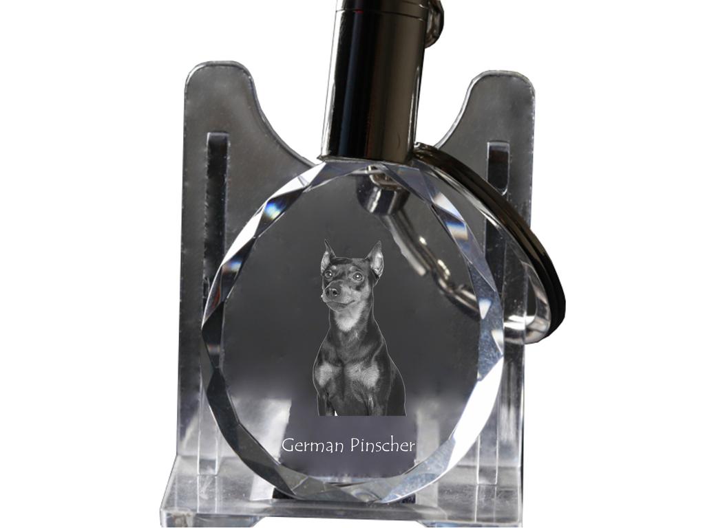 Rottweiler, Rott, Rottie - wisiorek ze zdjęciem psa, kryształowy brelok w pudełku prezentowym, wyjątkowy prezent od Art-Dog