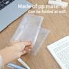 5/10pcs A5 Transparent File Folders - Snap Closure Waterproof Plastic Document Organizer for Home Office Travel,Paper Storage