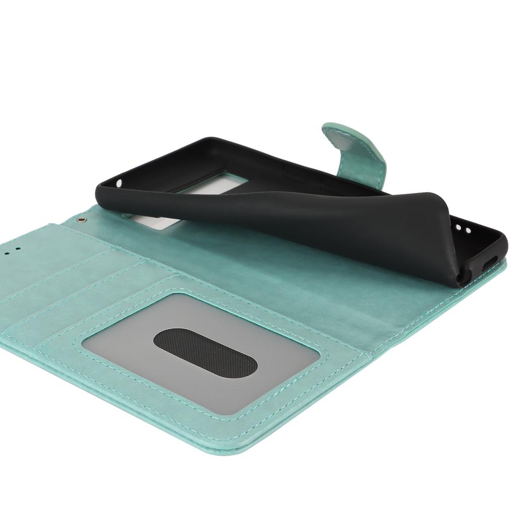 For Google Pixel 7a Case Textured Leather Wallet Phone Cover with Strap