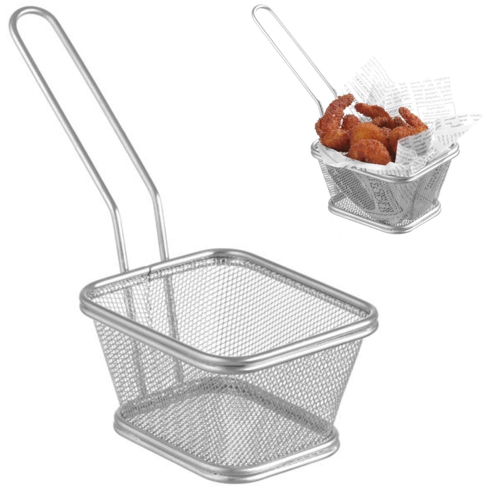 Miniatur-Frittierkorb mit Henkel 105x90x60 mm Hendi 425664