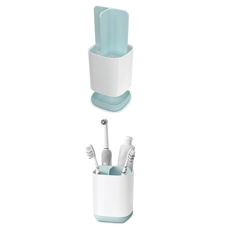1Pcs Toothbrush Toothpaste Holder Case Shaving Makeup Brush Electric Toothbrush Holder Organizer Stand Bathroom Accessories Box