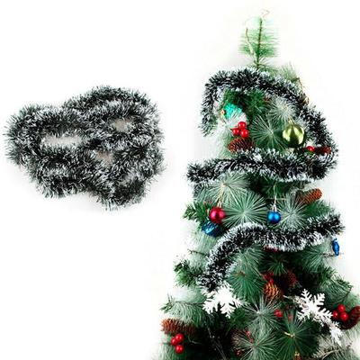 Christmas Tree Ornaments Easy To Install Elegant Party Decoration High Demand Christmas Tree Tinsel Garland Green Cane Tinsel