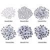 30/100pcs/bag Plastic Wiggling Moving Eyes Black&White Kids Stuffed Animals Plush Eyes