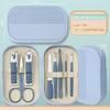 Luxury Beauty Nail Clipper Set 14-Piece Carbon Steel Durable Portable Manicure Tools Custom Logo Plastic Box for Women Nail Art