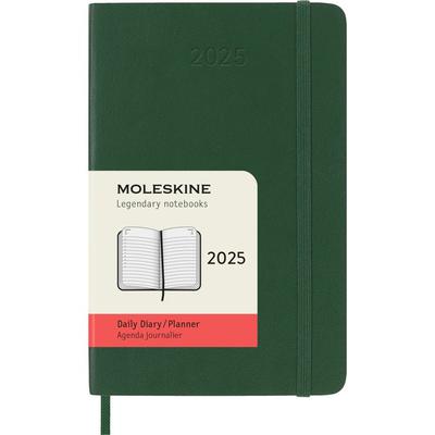 Moleskine Planner 2025 Daily Pocket Myrtle Green DSK1512DC2Y25