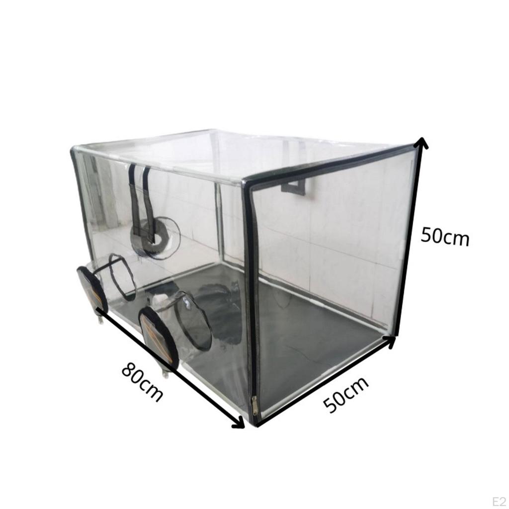 Transparent Mini Greenhouse Portable PVC Garden Windowsill Nursery Plant Cover Tent