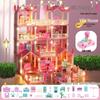 Princess Castle Dollhouse: Interactive Educational Toy for Girls