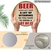 2D Flat 1pc, 8x8 in, You Need A Lot of Beer Themed Aluminum Metal Sign, Suitable for Bedrooms, Kitchens, Dining Rooms and Bars- Ideal for Home