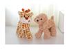 Forest Animal Plush Toys: Little Deer & Teddy Dog Figures for Kids