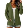 Women's Long Sleeve Casual Loose Fit Knit Cardigan for Everyday Wear