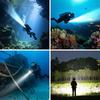XHP70 Professional 50M Diving Flashlight IPX8 Waterproof Underwater Torch Magnetic Switch Dive Torch for Scuba Diving Emergency