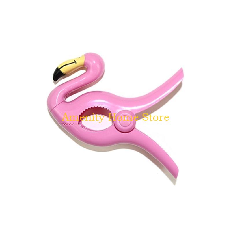 F26C Cute Beach Towels Clips Sunbeds Lounger Animal Decorative Clothes Pegs Pins Large Drying Racks Retaining Clip Clothespin