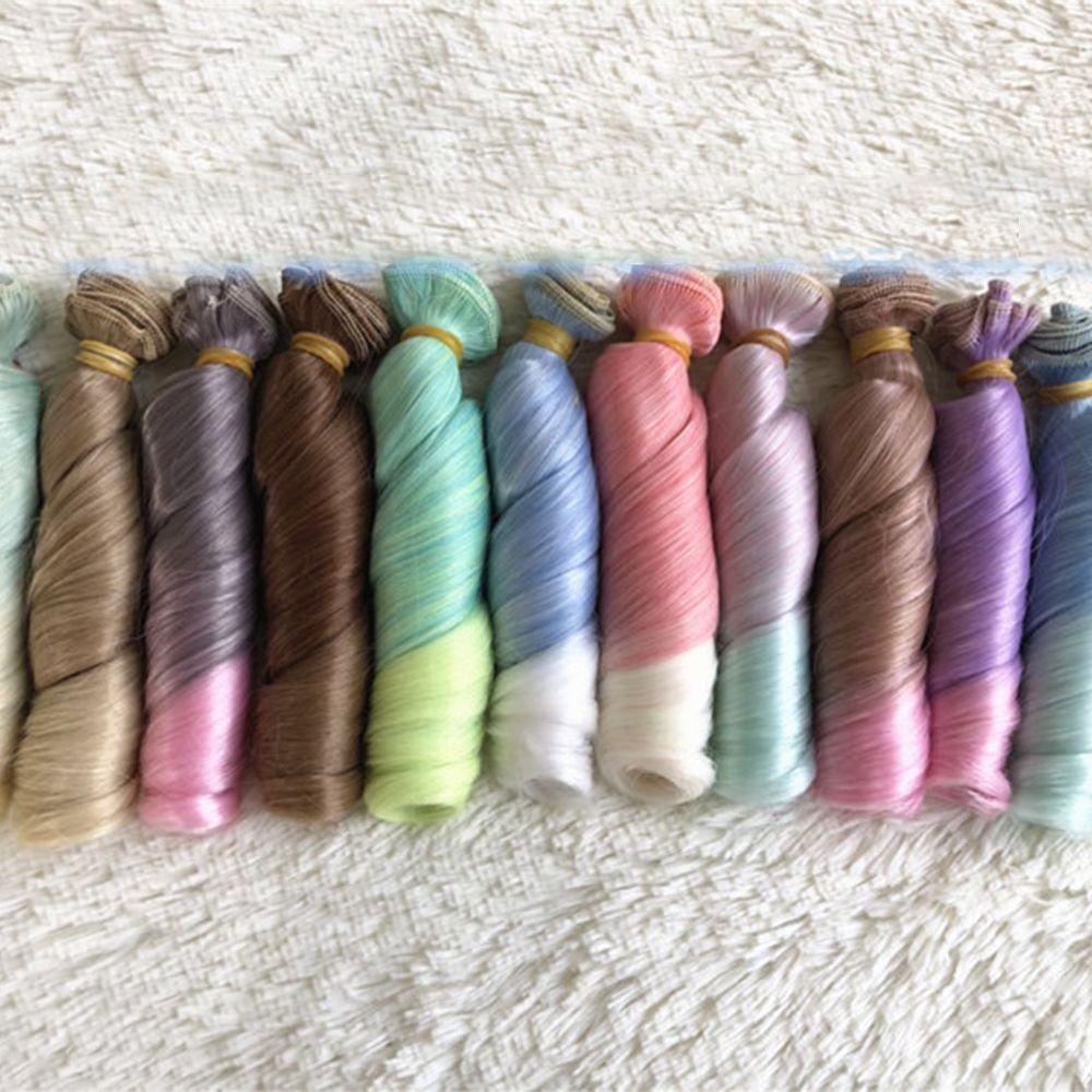 

Аксессуары для самостоятельного изготовления, детские подарки, высокотемпературные мини-локоны, игрушка, парик, кукла, парик, вьющиеся волосы, парики