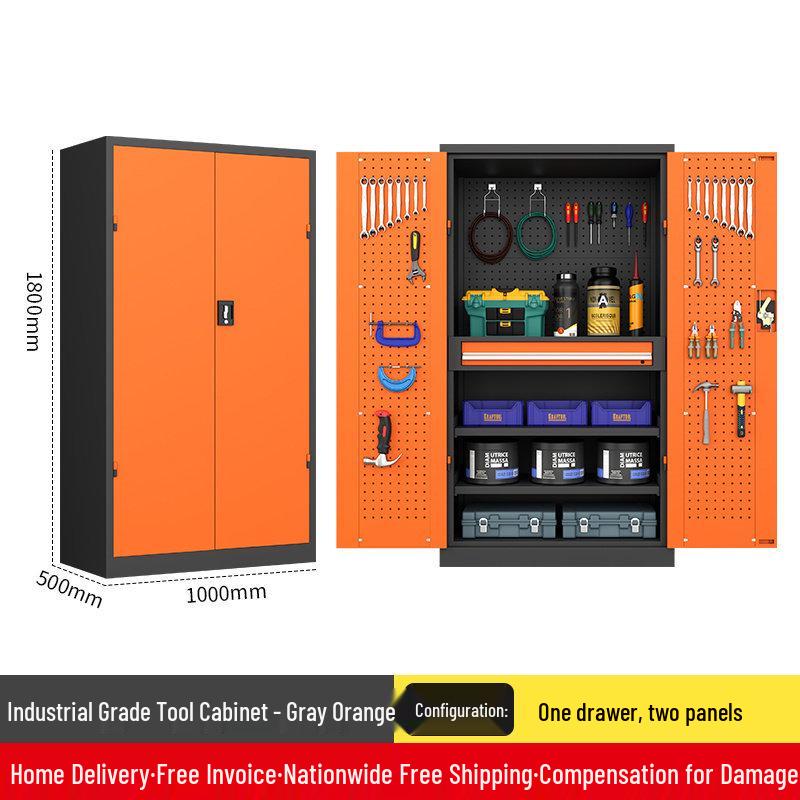 Heavy Duty Tool Cabinet with Thickened Drawers for Workshop and Auto Repair Storage.