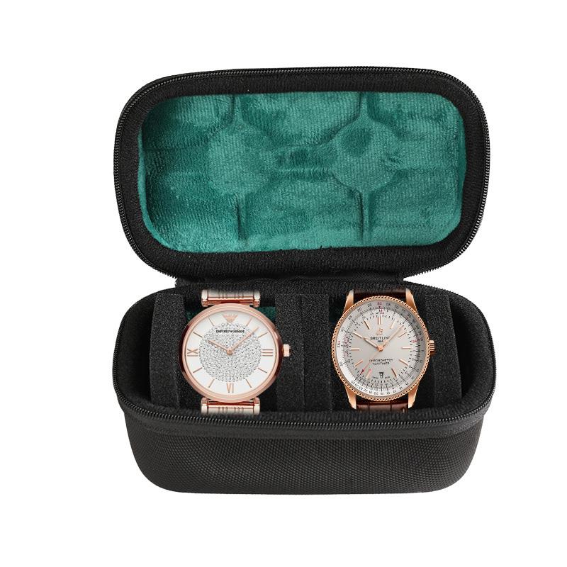 Watch Box Organizer for Men,Watch Travel Case Portable Storage Watch Display Holder for Wristwatches with anti-Move Watch Pillow