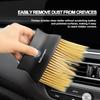 Car Interior Cleaning Soft Brush Dashboard Air Conditioner Outlet Detail Brush For Volkswagen Santana GTI Rline Polo Golf Passat B5 B6 Touran Magotan