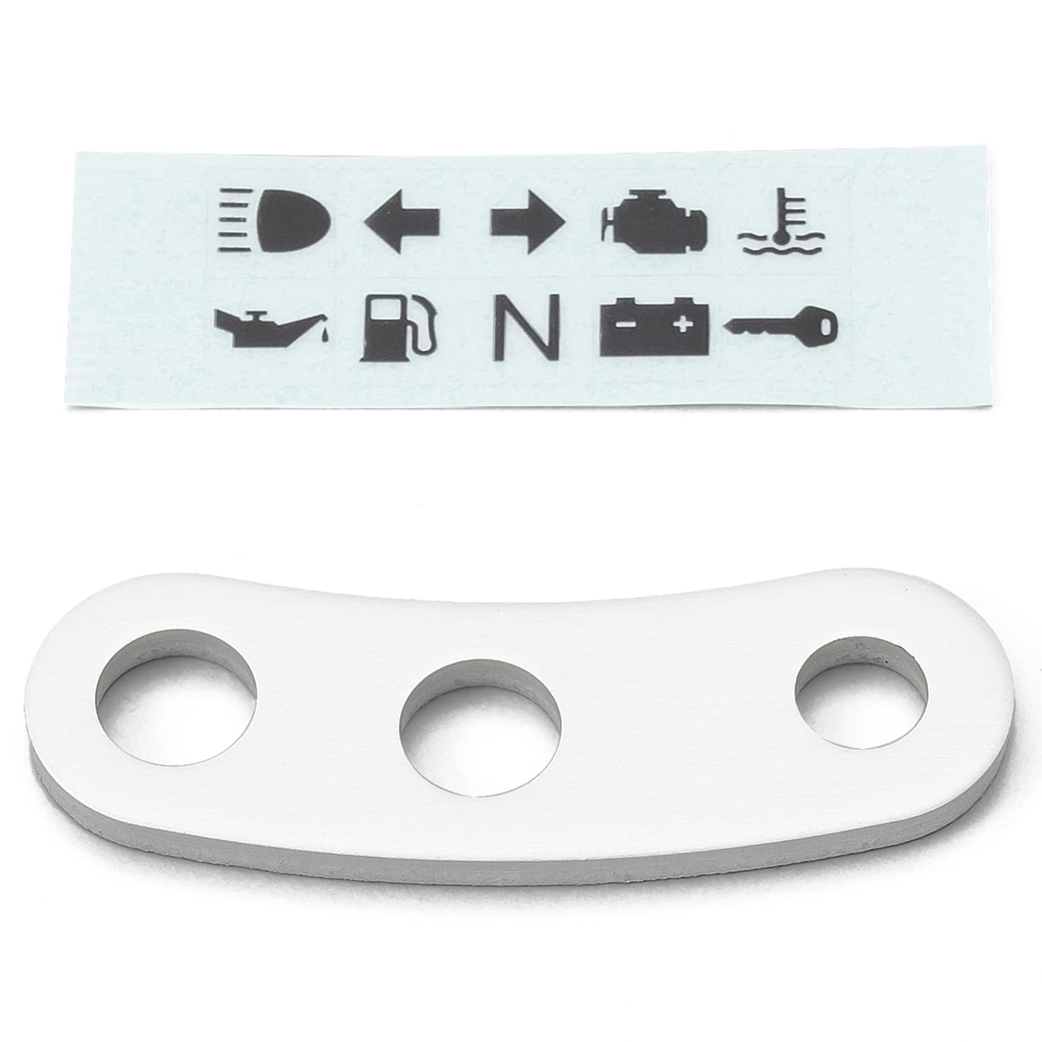 

Daytona 67506 Motorcycle Indicator Stay, Banana Type, 2 Rows серебряный