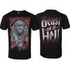Beast In Black - Beast Out of Hell Pattern Printed T-shirt - Metal Band T-shirt Suitable for Both Men and Women To Wear