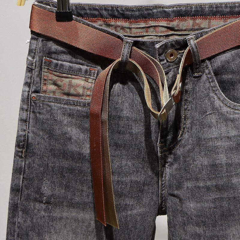 Men's Versatile Nine-Point Casual Jeans