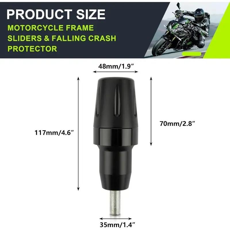Motorcycle Frame Sliders Falling Crash Protector Guards No Cut for FZ 07 2014-2017 MT07 MT-07 2018- XSR 700 2014-