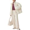 Skechers Down Jackets Unisex Marshmallow White-0074 Stand Collar Moderate P425U031-0074