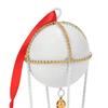 Santa Claus Deer Hot Air Balloon Ornament Iron Father Christmas Hot Air Balloon Decoration Hand-Painted Christmas Tree Decor