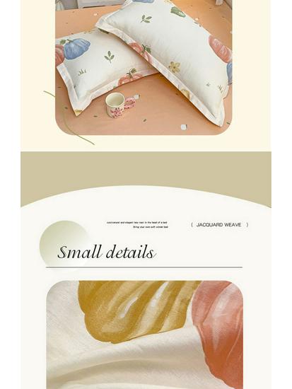 Set of Two Pure Cotton Pillowcases, 48x74cm - Pillow Core Covers [Pair Only]