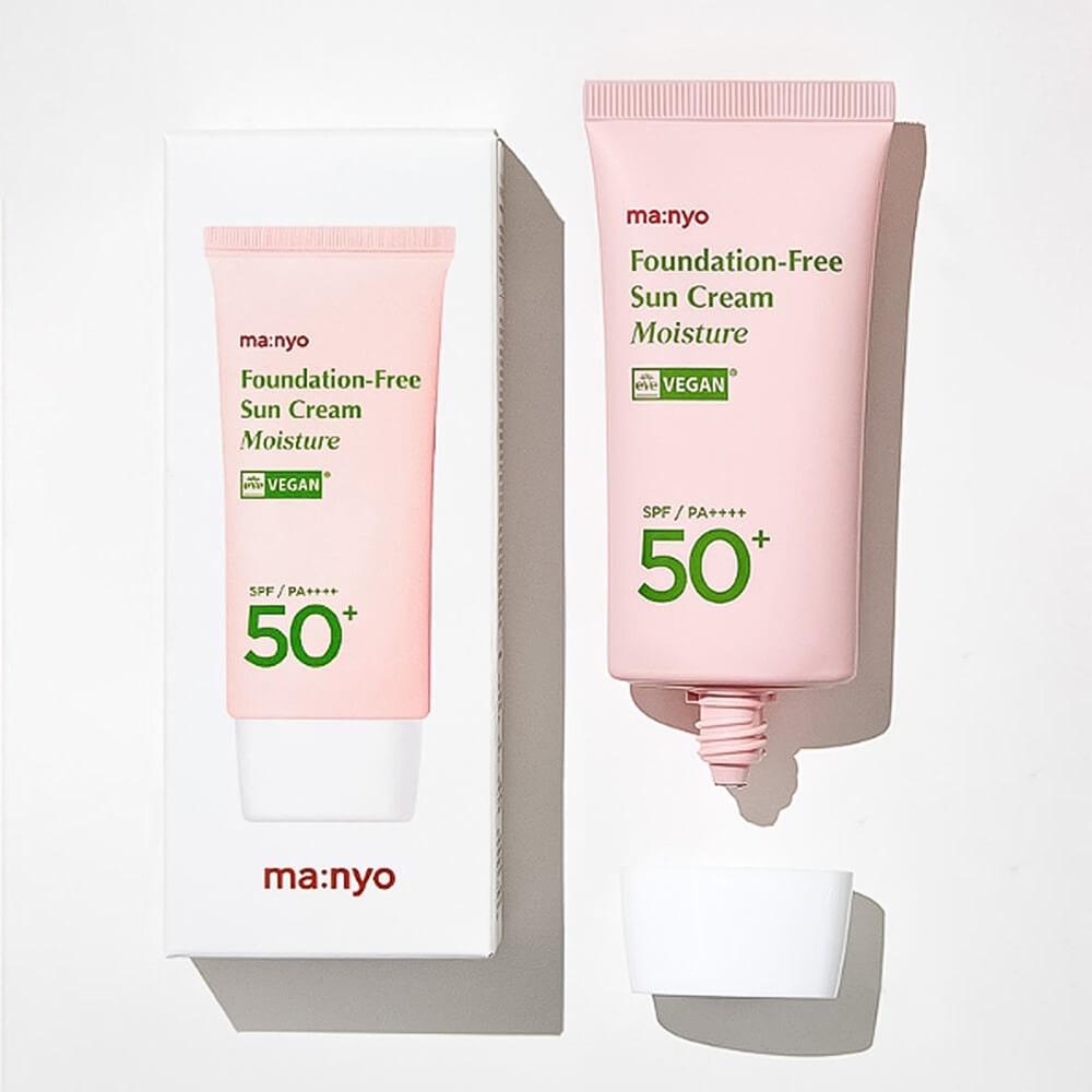 Manyo Foundation-Free Sun Cream Moisture 50ml AUTHENTIC STORE