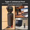 Flymile Multifunction Charging Base for DJI OSMO Pocket 3 Upright Charging Base Quick Release Mount Adapter Camera Accessories